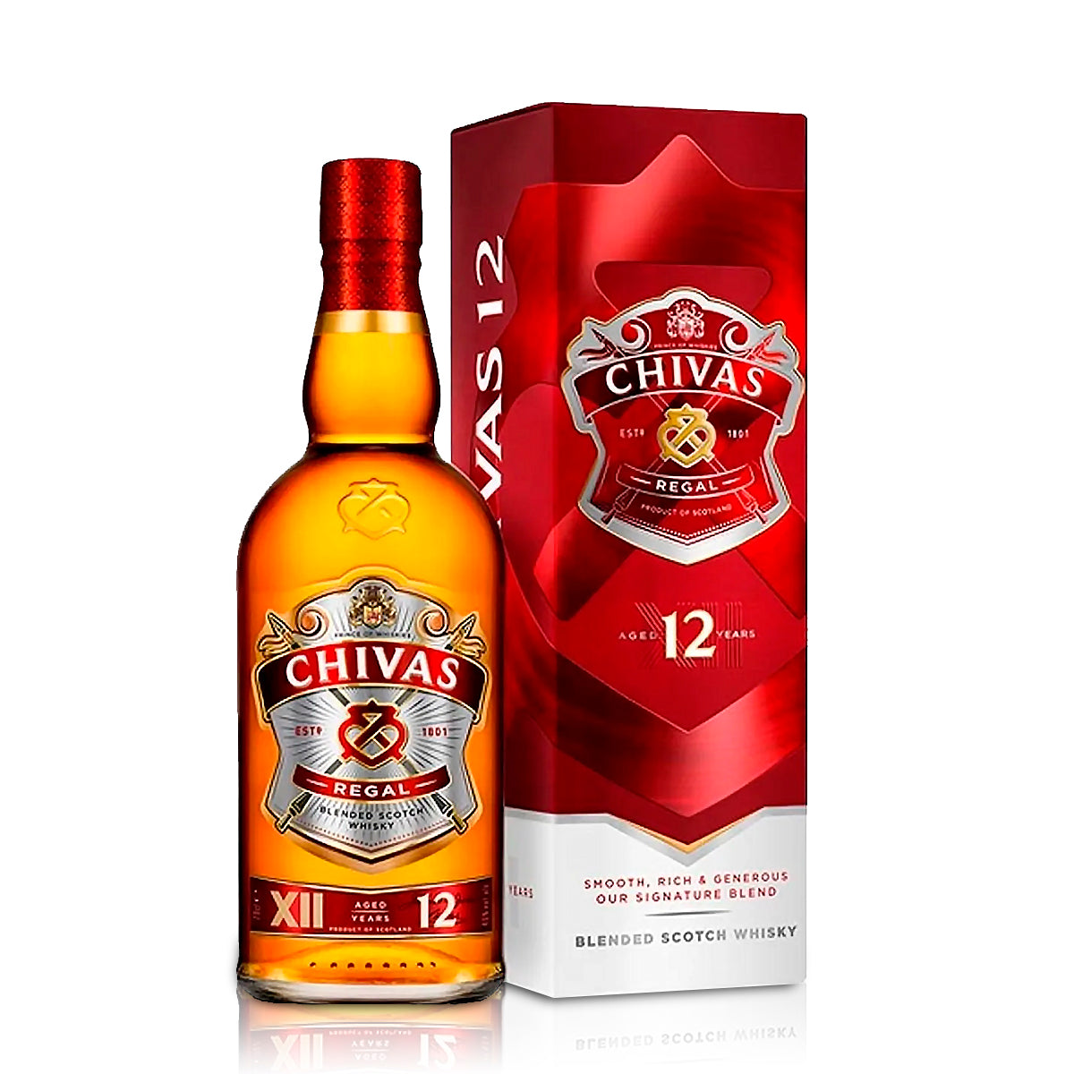 Chivas Regal 12 Años . Whisky . 700 ML