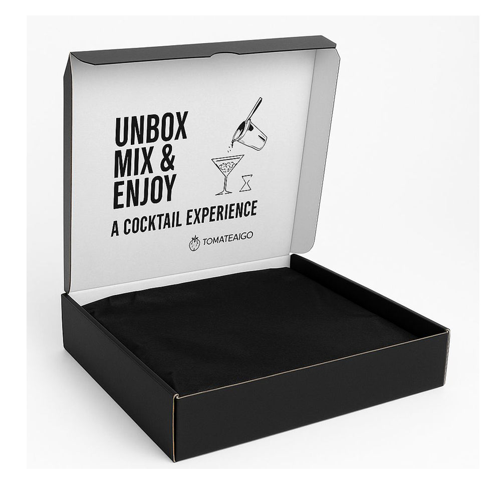Black Box - Vino Luigi Bosca Mal + Copa + Provoletera Rectangular Hierro