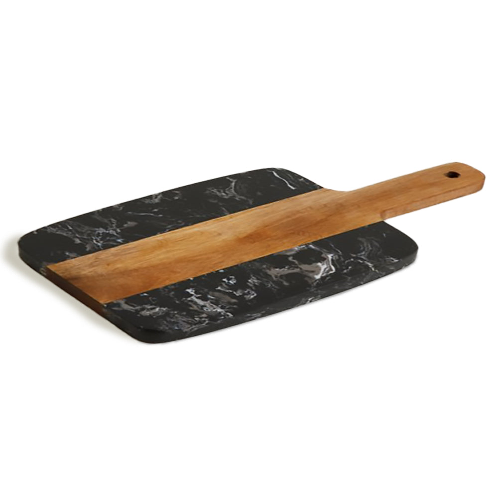 Black Box - Whisky Jack Daniels + Vasos + Cuchillo + Tabla Marmol Negro y Madera